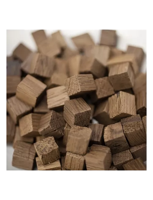 Chêne français - chauffe : moyenne - taille : cube - 18 kg - KA