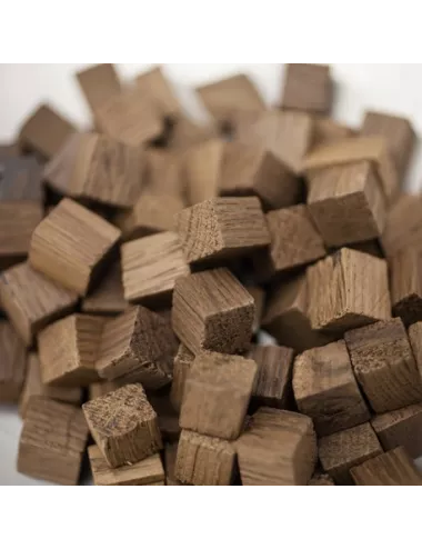 Chêne français - chauffe : moyenne - taille : cube - 1 kg - CA