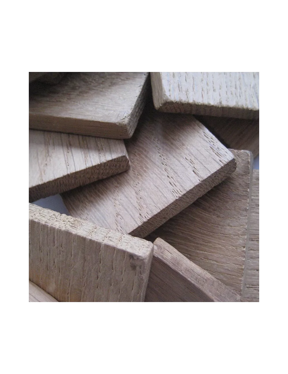 Chêne français - chauffe : légère - taille : bloc 47 - 1 kg - CA