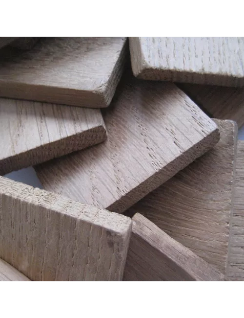 Chêne français - chauffe : légère - taille : bloc 47 - 10 kg - BA